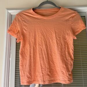 American Eagle Outfitters Peach Crop Top